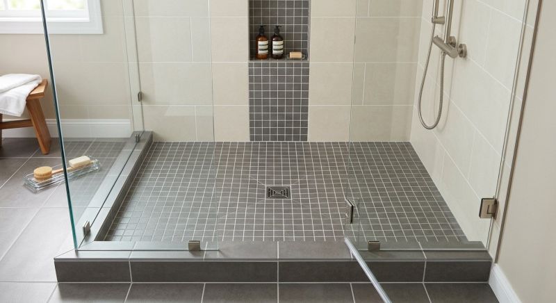 Tile Shower Pan Installation in Denver County, CO
