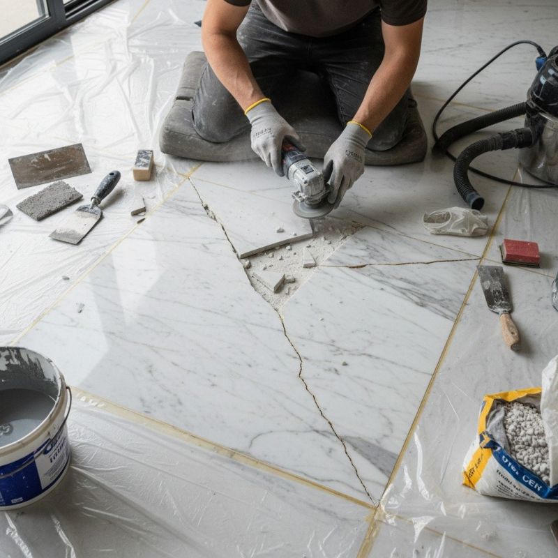 Terrazzo Tile Repair in Alpharetta, GA